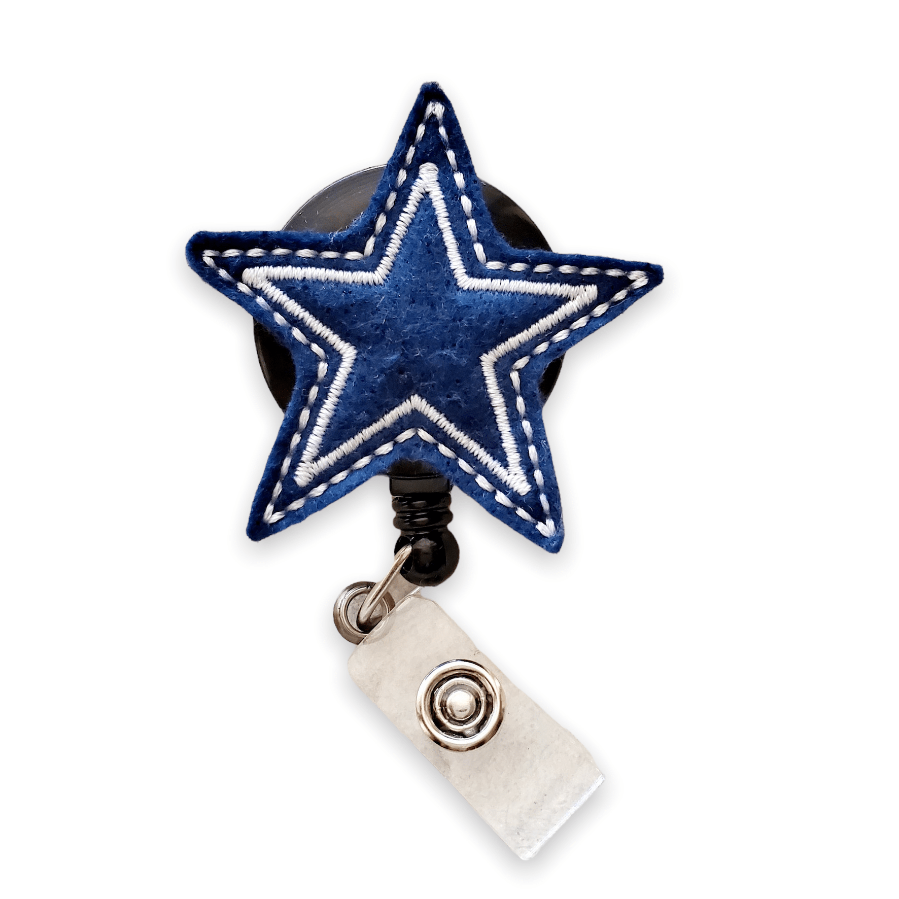 Felt Dallas Cowboys Badge Topper + Reel - | Happie Potato Image 1