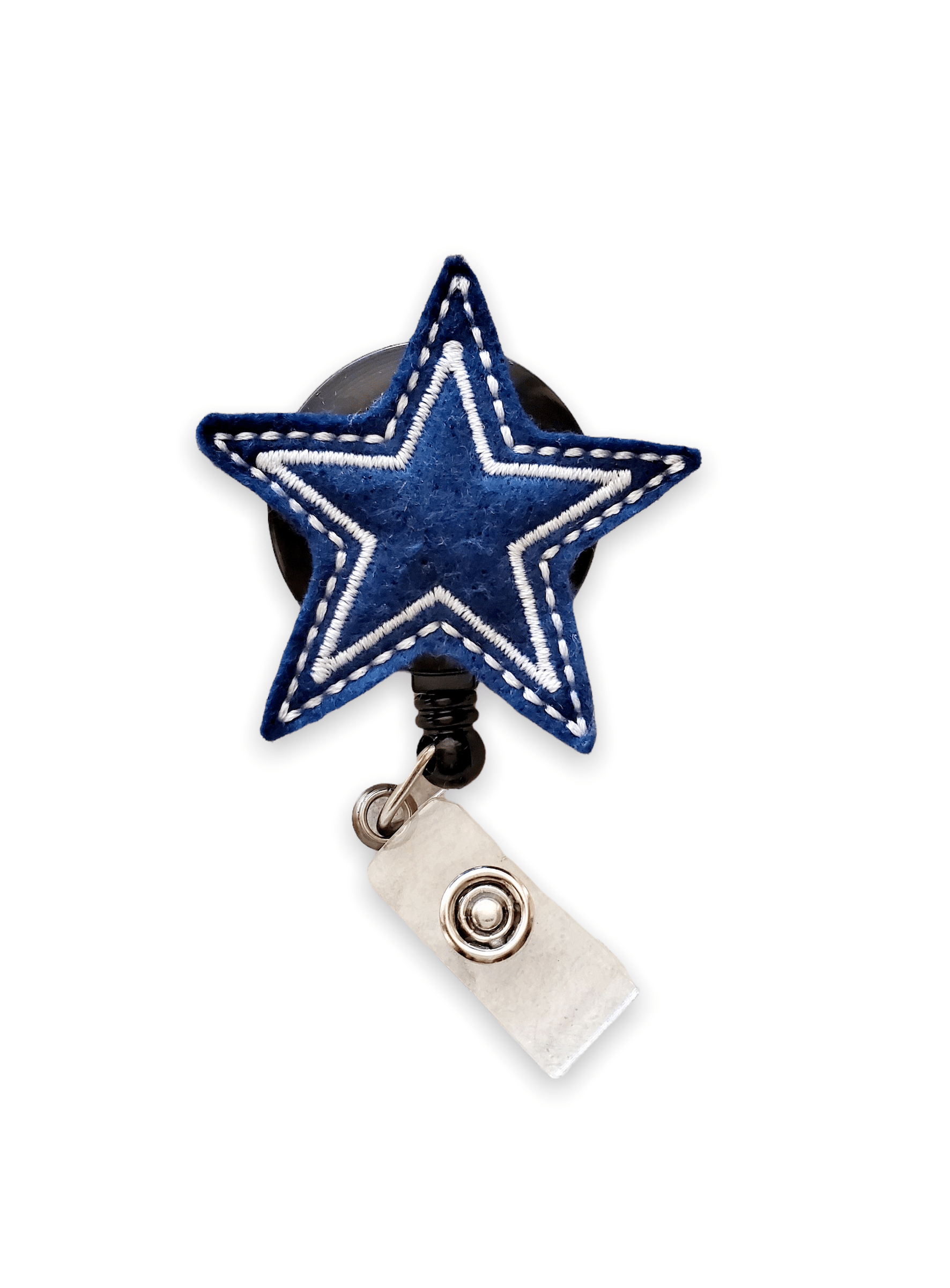 Felt Dallas Cowboys Badge Topper + Reel - | Happie Potato Image 1