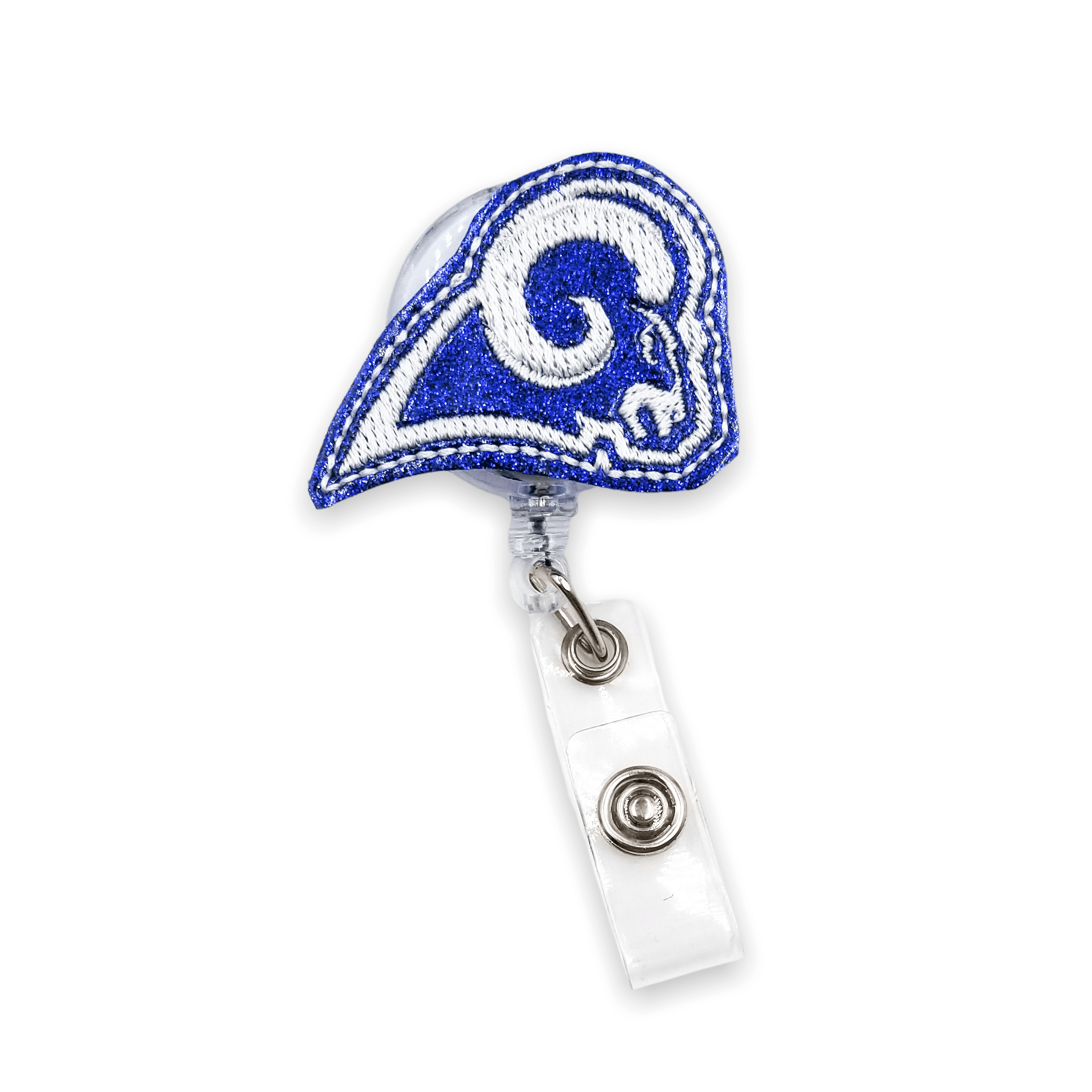 Vinyl LA Rams Badge Topper + Reel - | Happie Potato Image 2