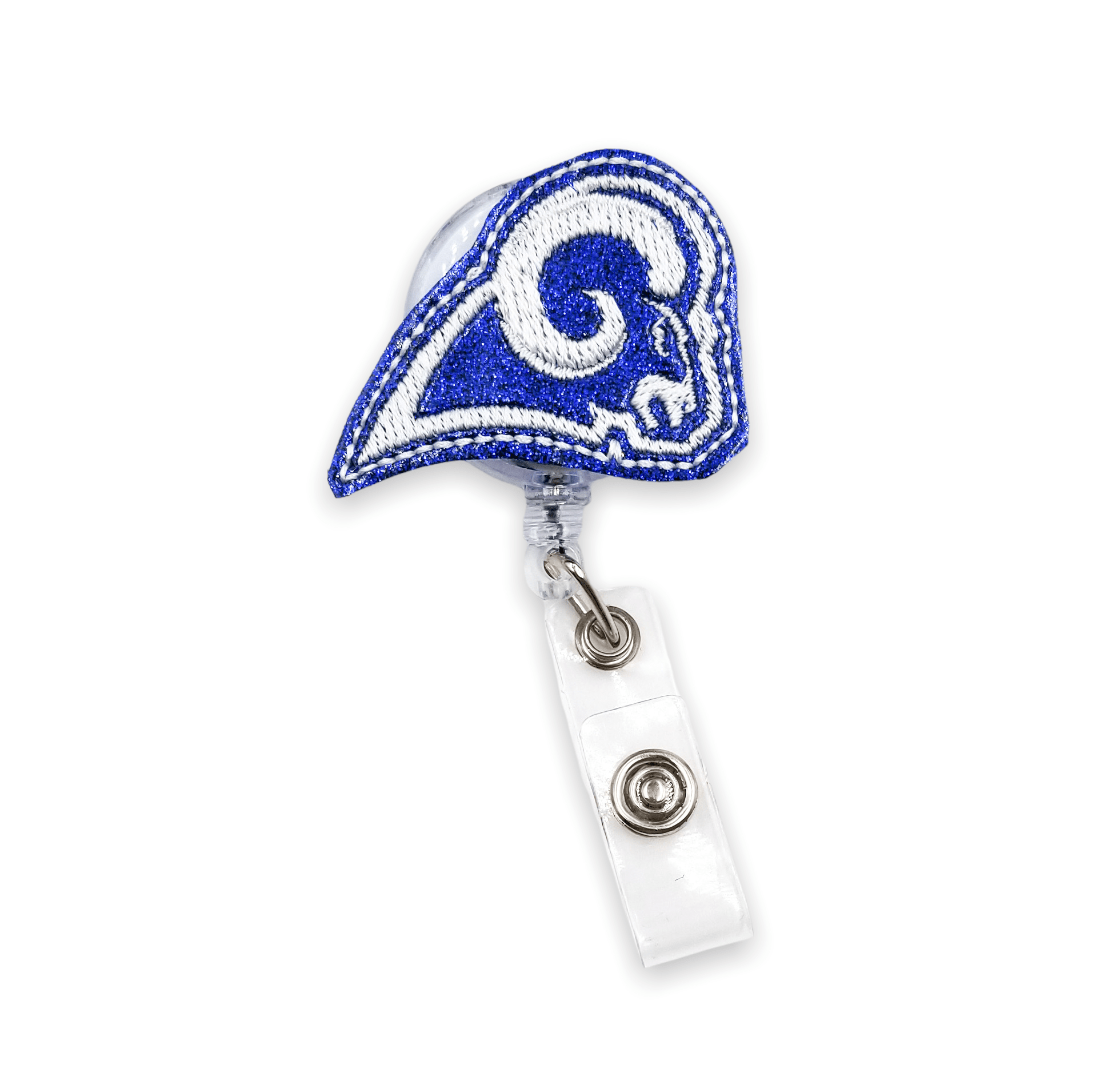 Vinyl LA Rams Badge Topper + Reel - | Happie Potato Image 2