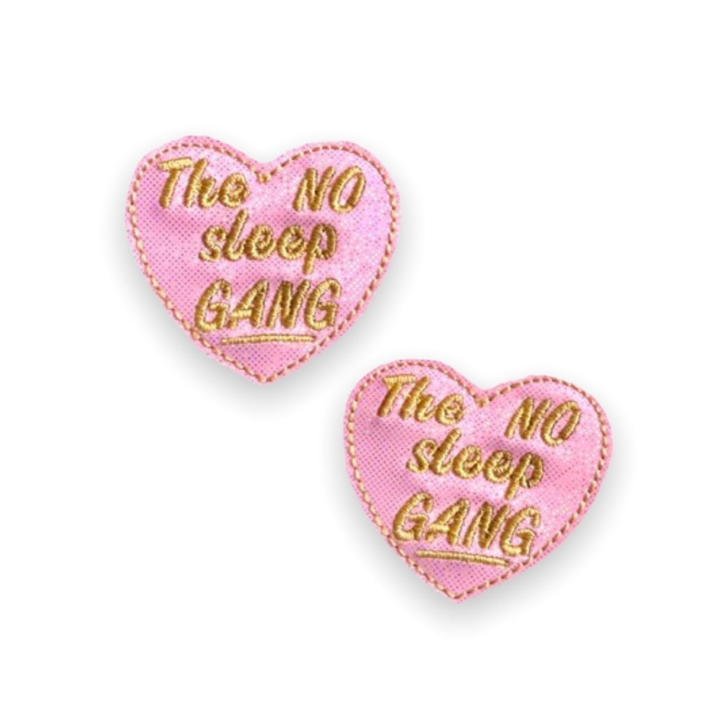 Vinyl The No Sleep Gang Badge Topper + Reel - | Happie Potato Image 1