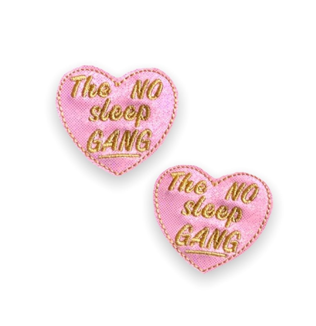 Vinyl The No Sleep Gang Badge Topper + Reel - | Happie Potato Image 1