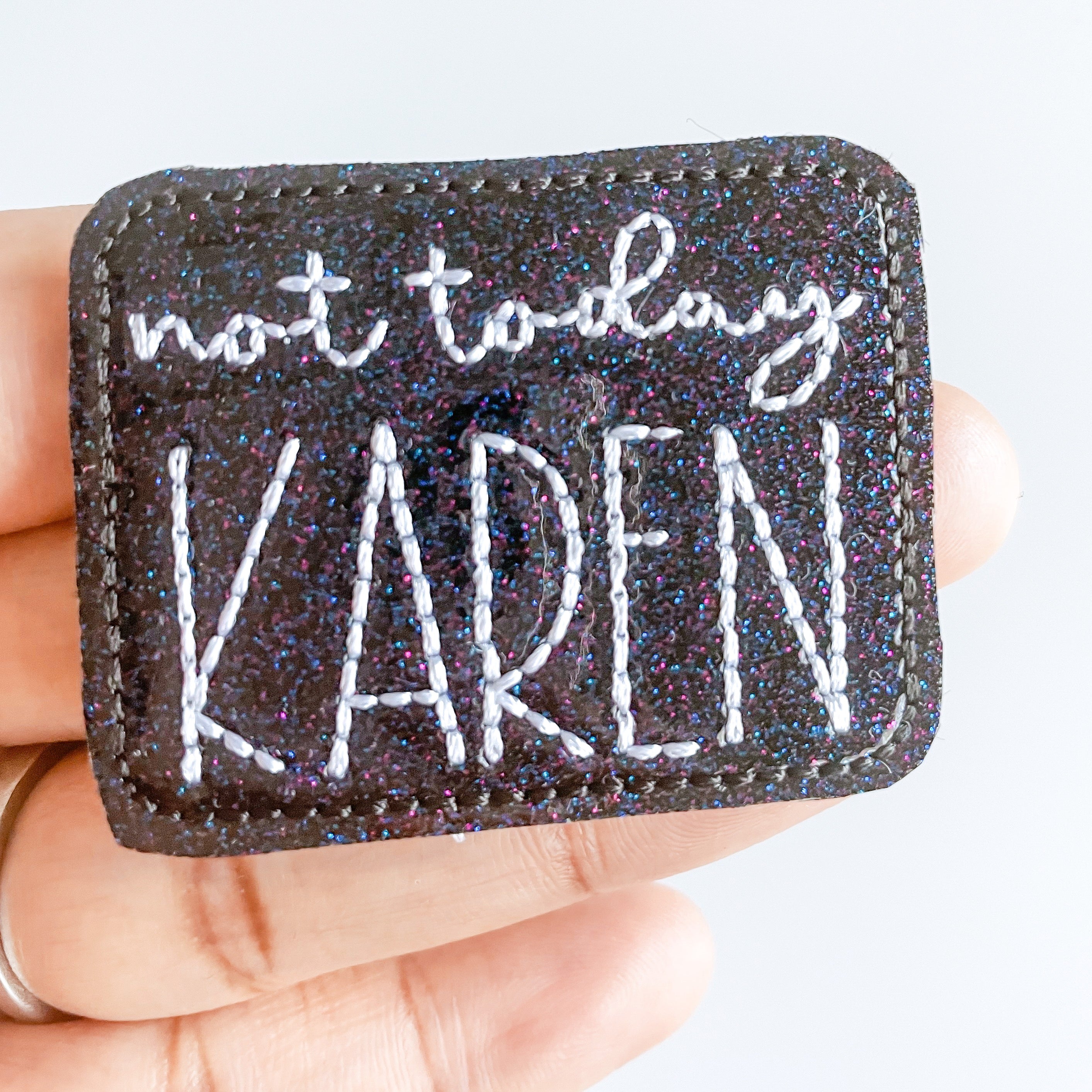 Vinyl Not Today Karen Badge Topper + Reel - | Happie Potato Image 2