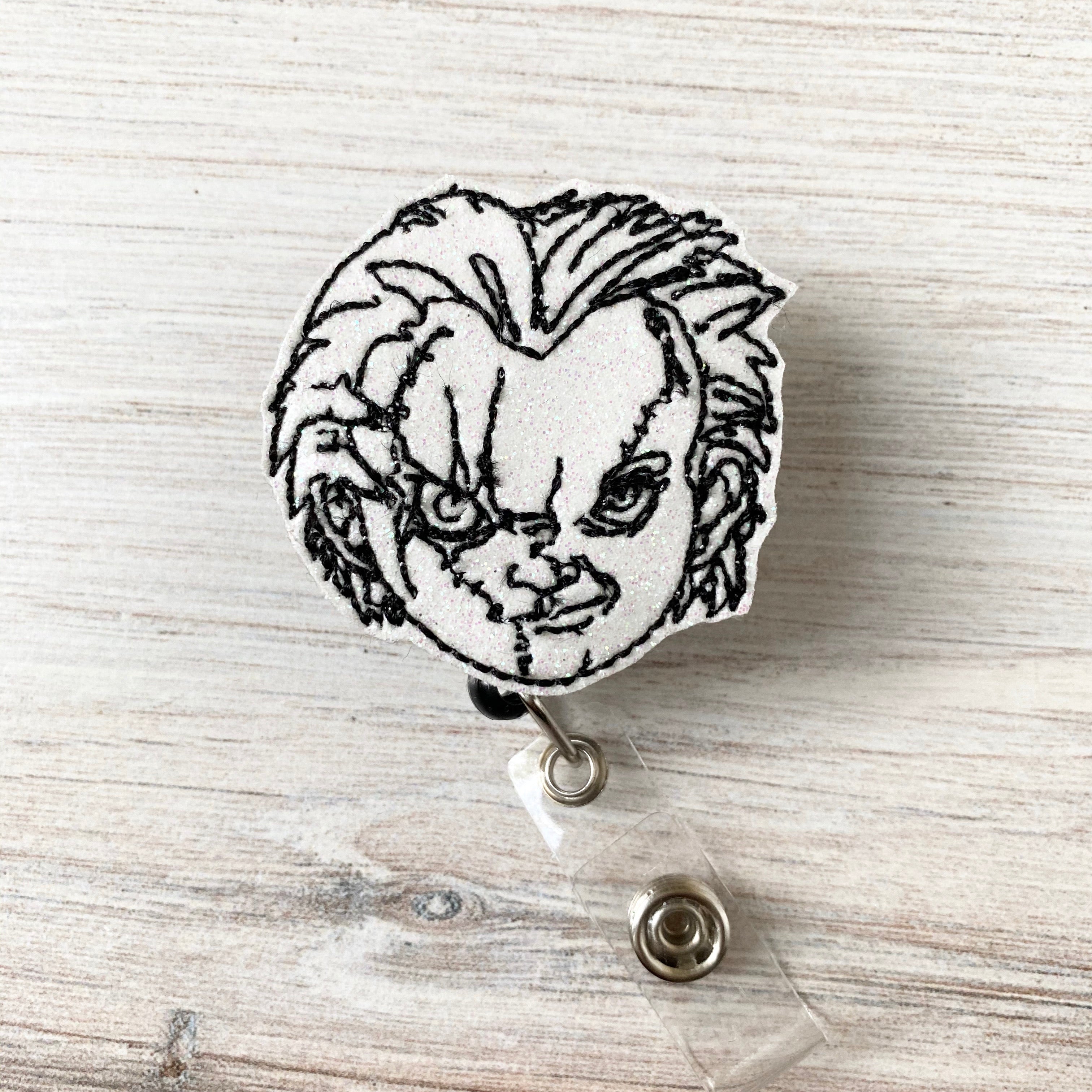 Vinyl Halloween Villain's Vinyl Badge Topper + Reel - | Happie Potato Image 3