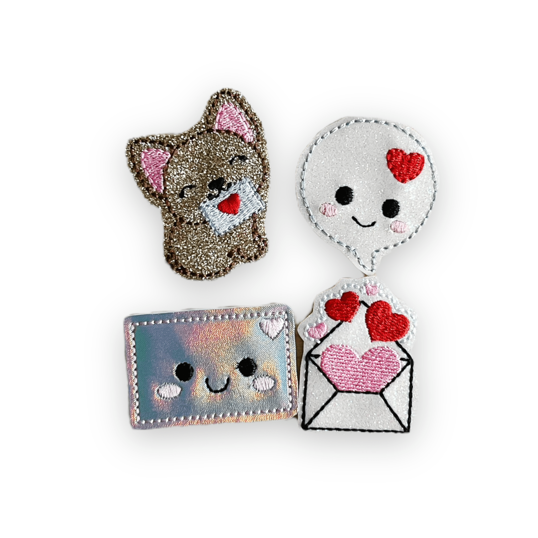 Vinyl Love Letter Badge Topper + Reel - | Happie Potato Image 1