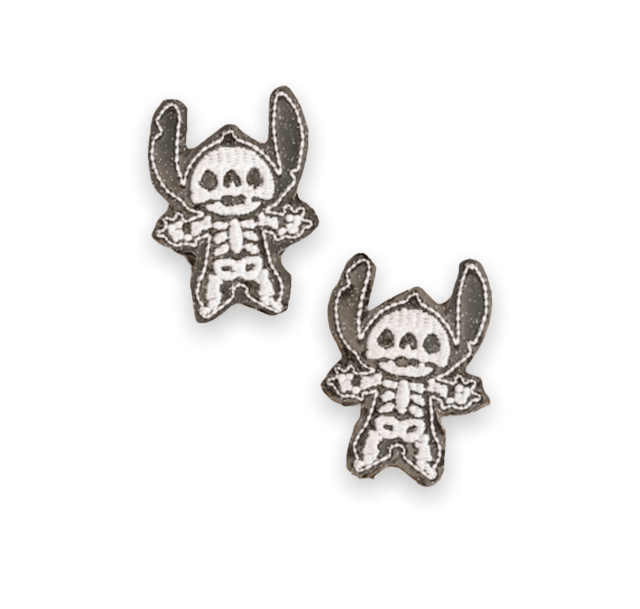 Vinyl Stitch Skeleton Badge Topper + Reel - | Happie Potato Image 1