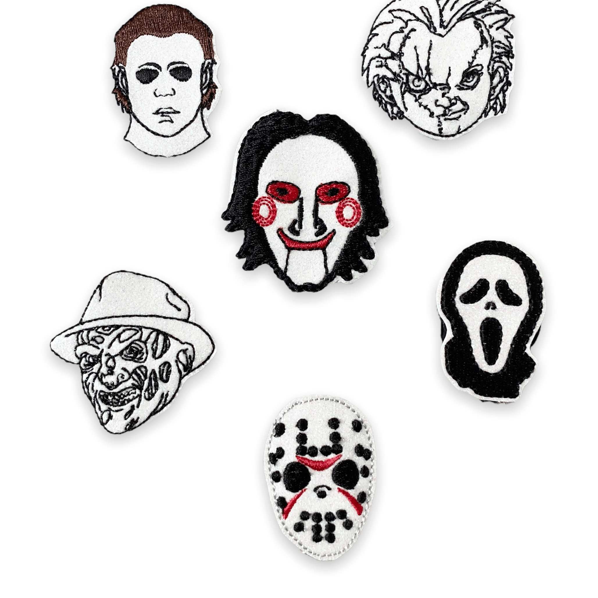 Vinyl Halloween Villain's Vinyl Badge Topper + Reel - | Happie Potato Image 1