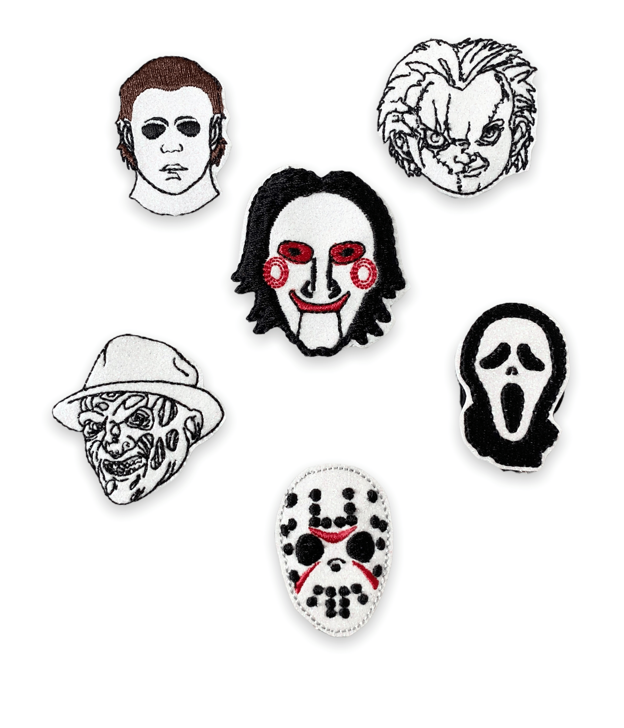 Vinyl Halloween Villain's Vinyl Badge Topper + Reel - | Happie Potato Image 1