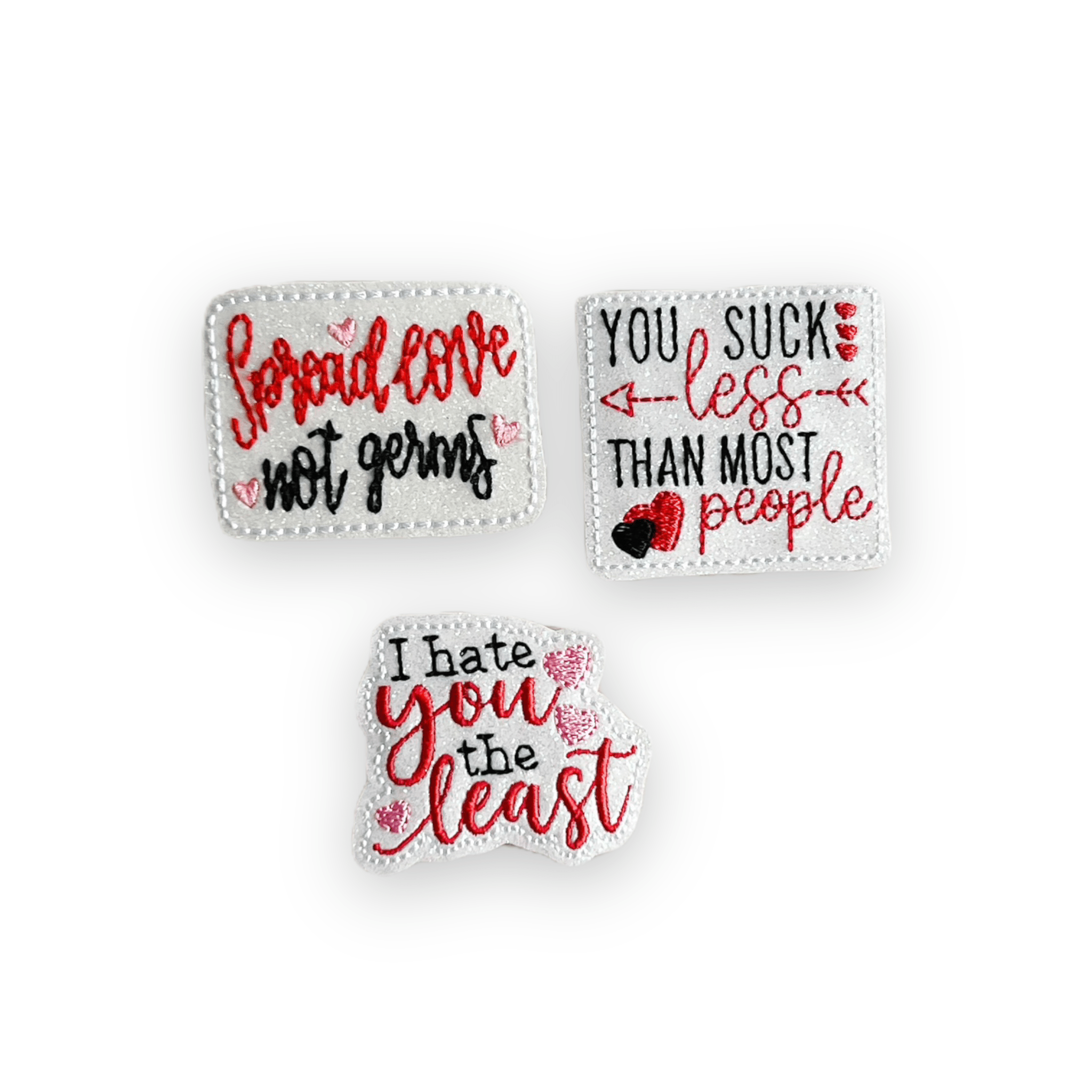 Vinyl Spread Love Sassy Badge Topper + Reel - | Happie Potato Image 1