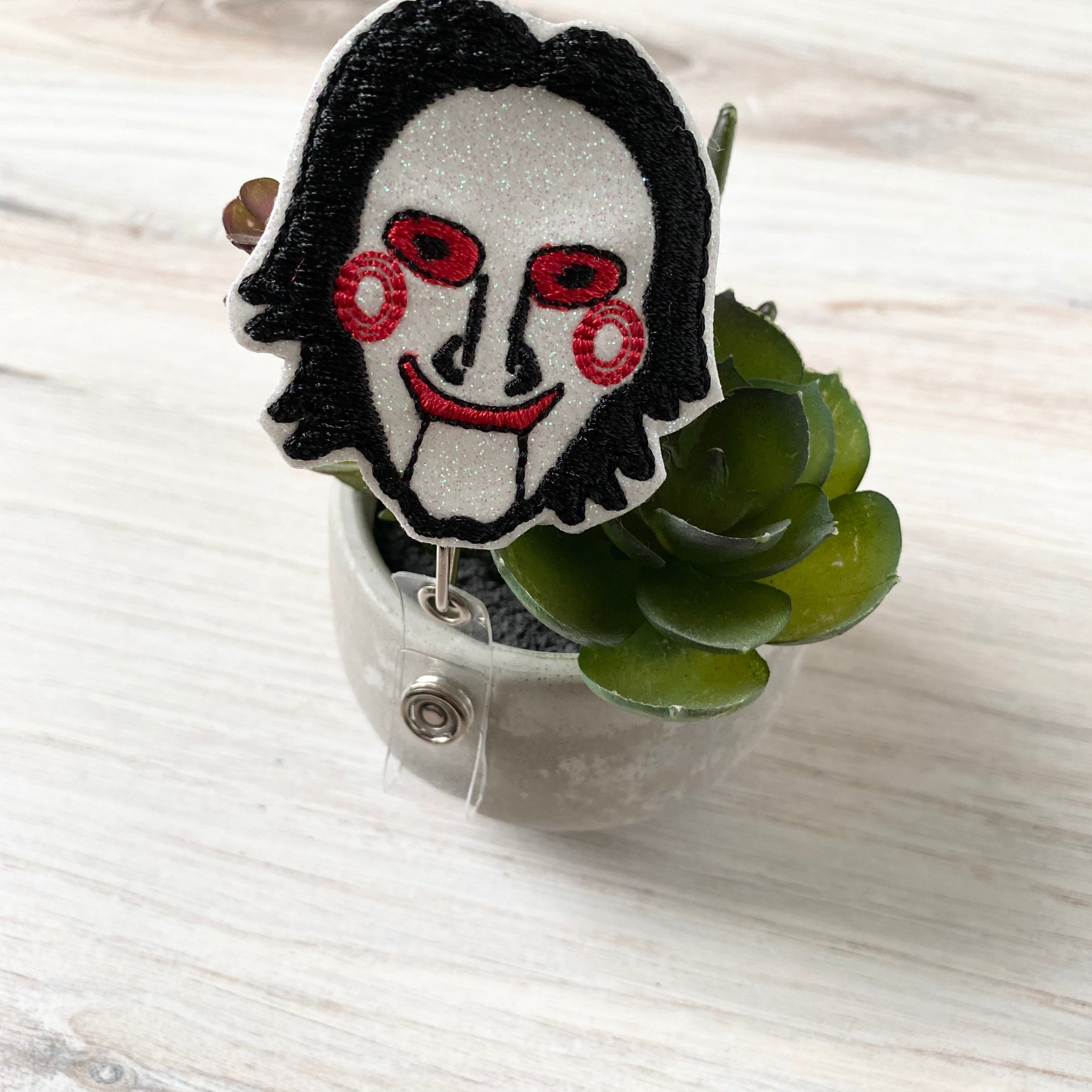 Vinyl Halloween Villain's Vinyl Badge Topper + Reel - | Happie Potato Image 8