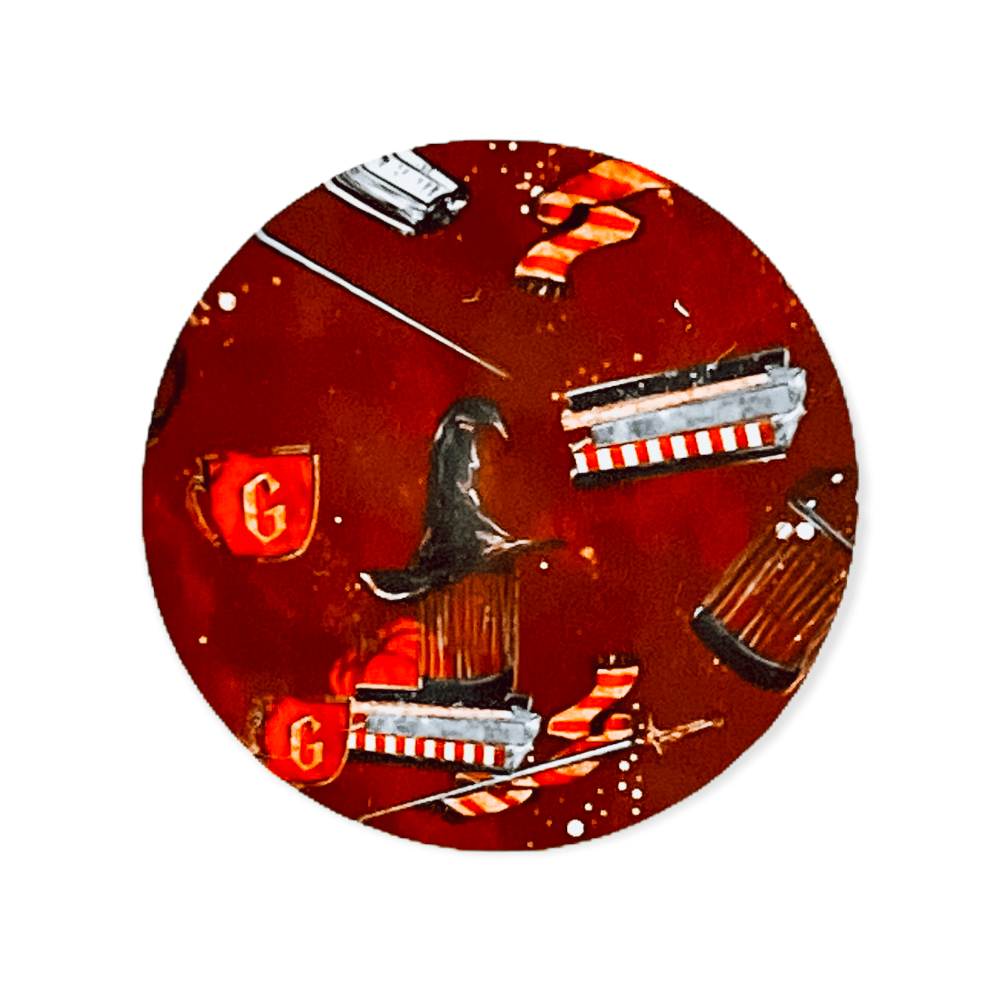 Acrylic Gryffindor House Badge Topper + Reel - | Happie Potato Image 2