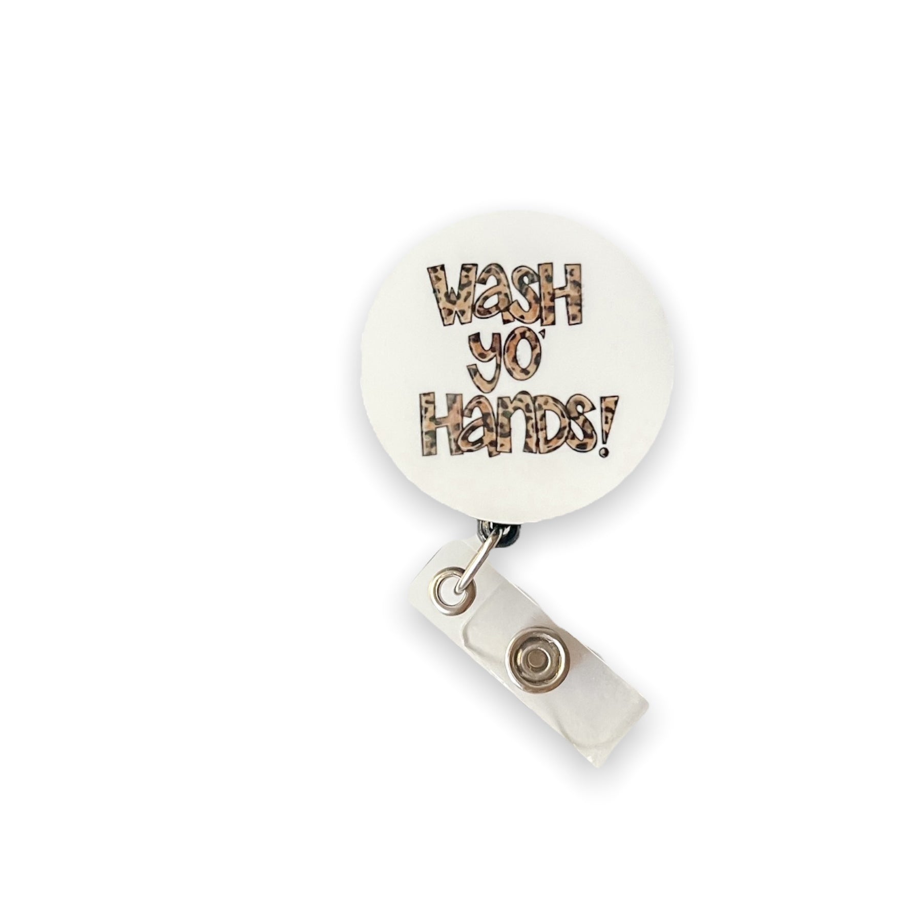 Wash Yo Hands Velcro Badge Topper - | Happie Potato Image 1