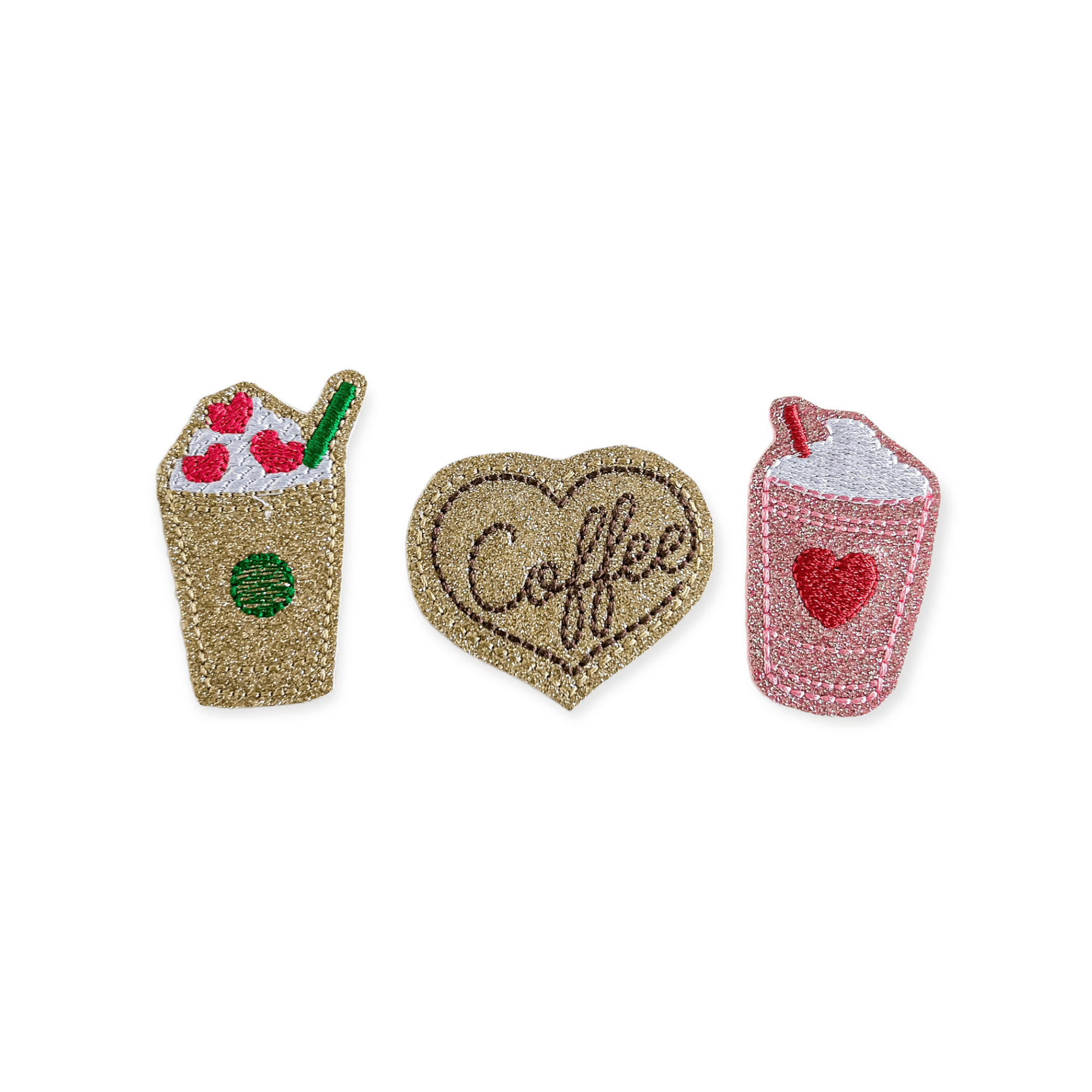 Vinyl Coffee Lovers Frap Badge Topper + Reel - | Happie Potato Image 1