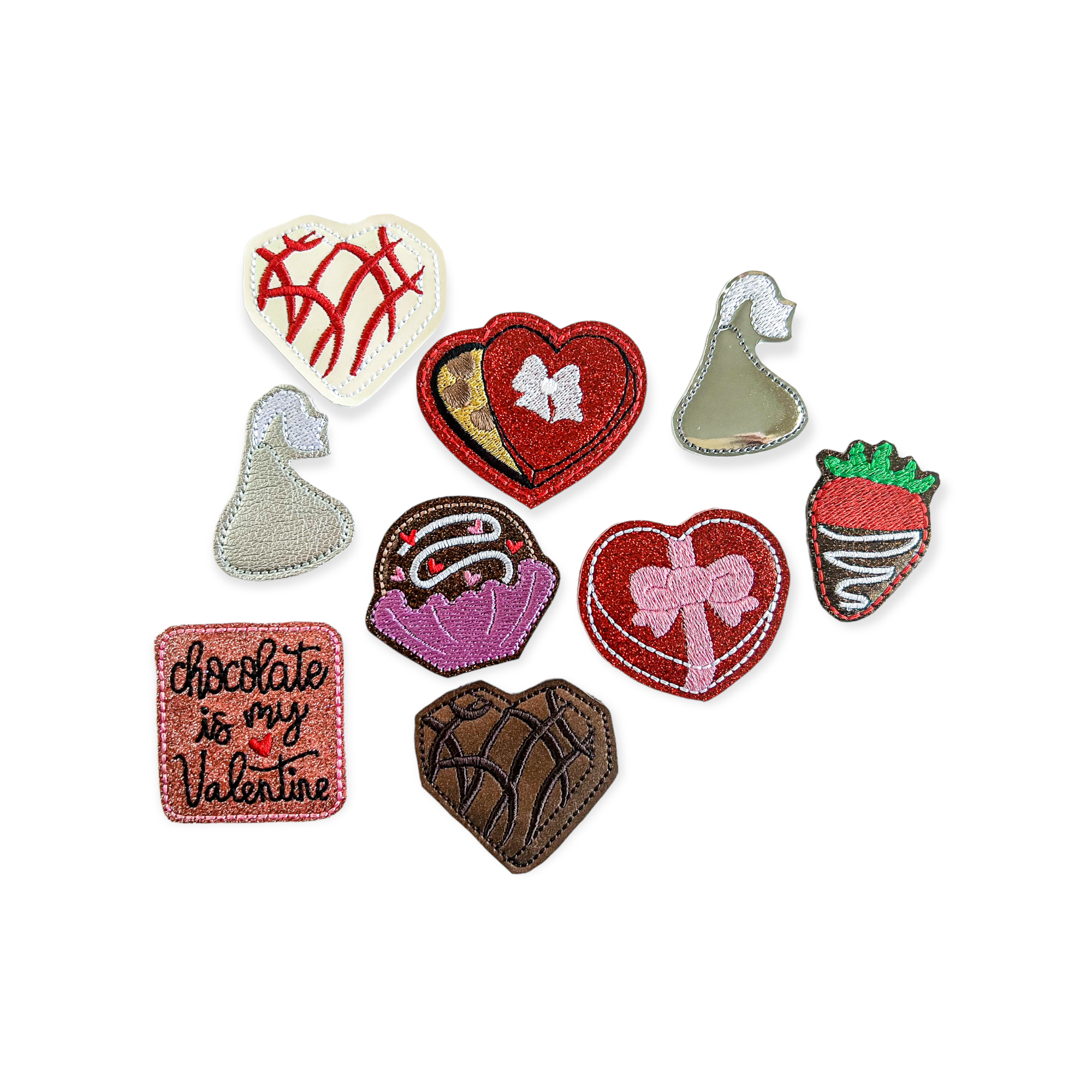Vinyl Chocolate Lover Badge Topper + Reel - | Happie Potato Image 1