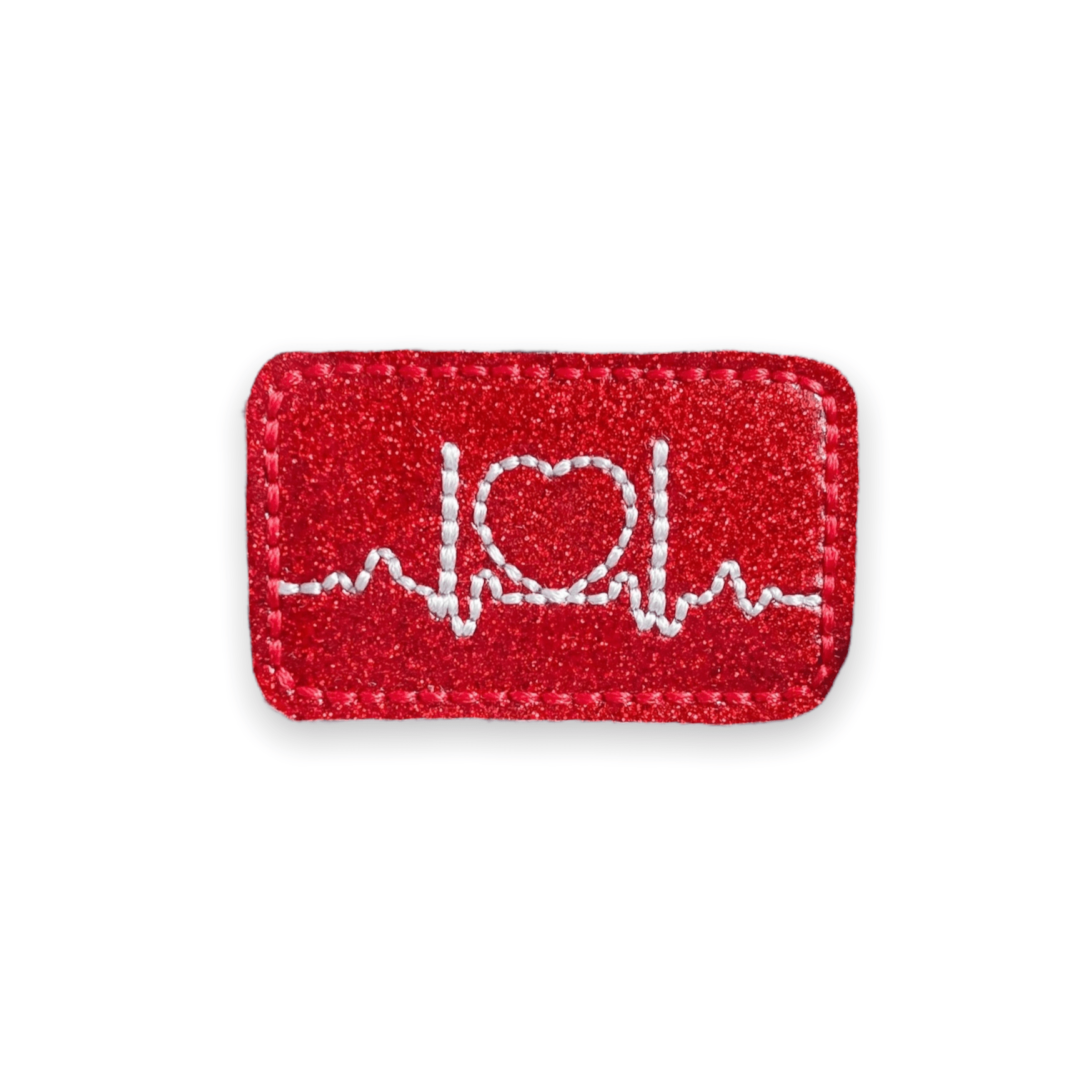 Vinyl EKG Badge Topper + Reel - | Happie Potato Image 1