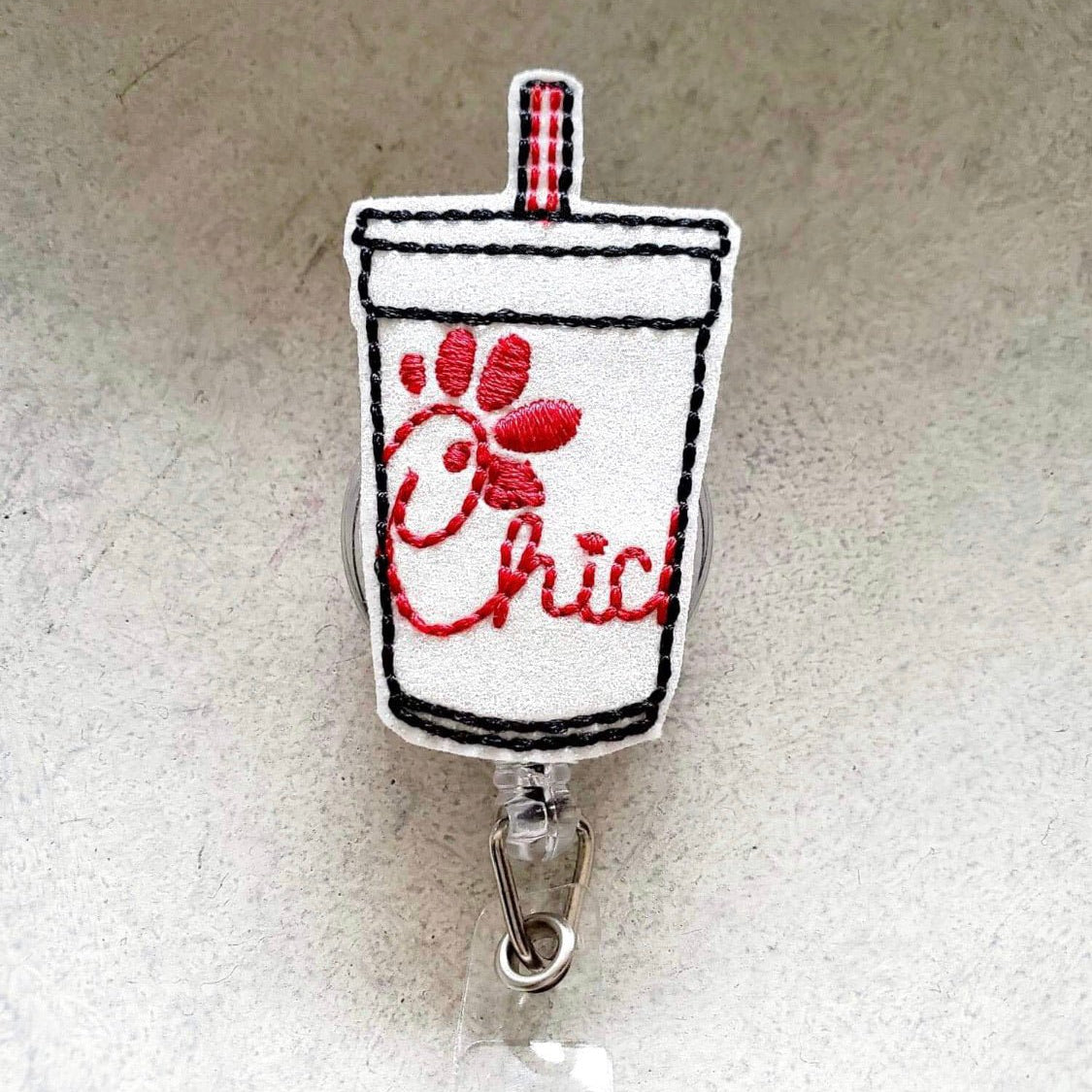 Vinyl Chick Fil A Cup Badge Topper + Reel - | Happie Potato Image 3