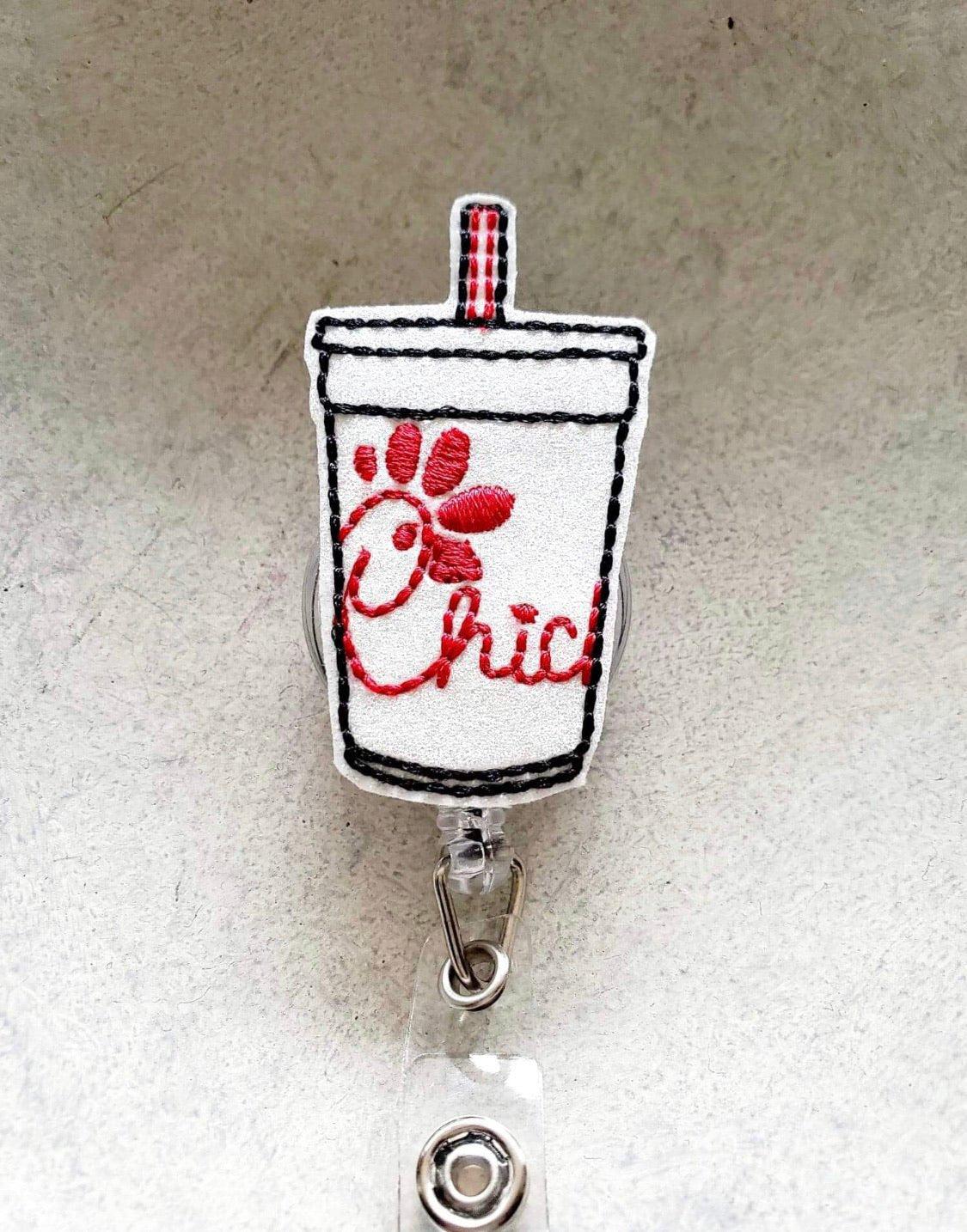 Vinyl Chick Fil A Cup Badge Topper + Reel - | Happie Potato Image 3