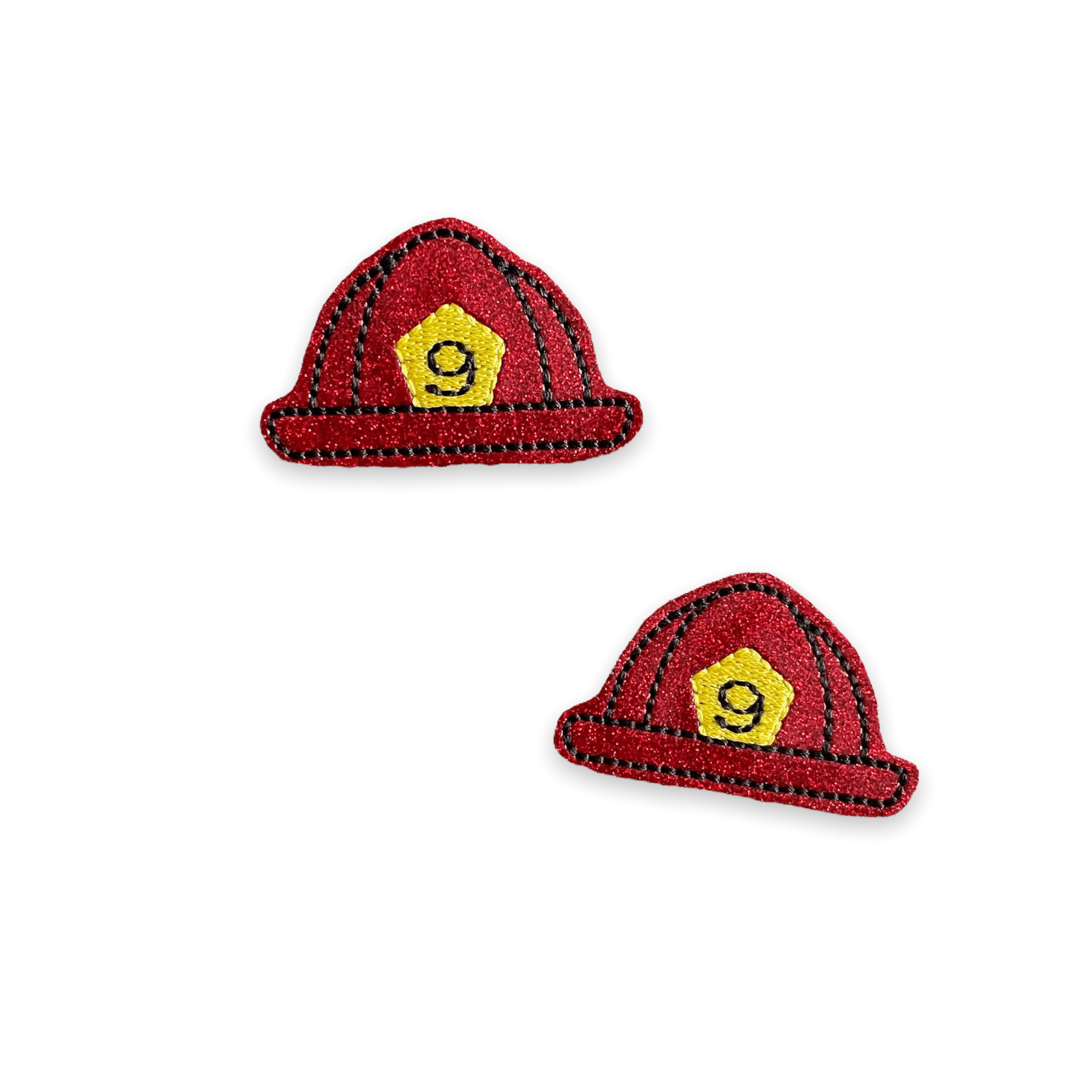 Vinyl Fireman Hat Badge Topper + Reel - | Happie Potato Image 1