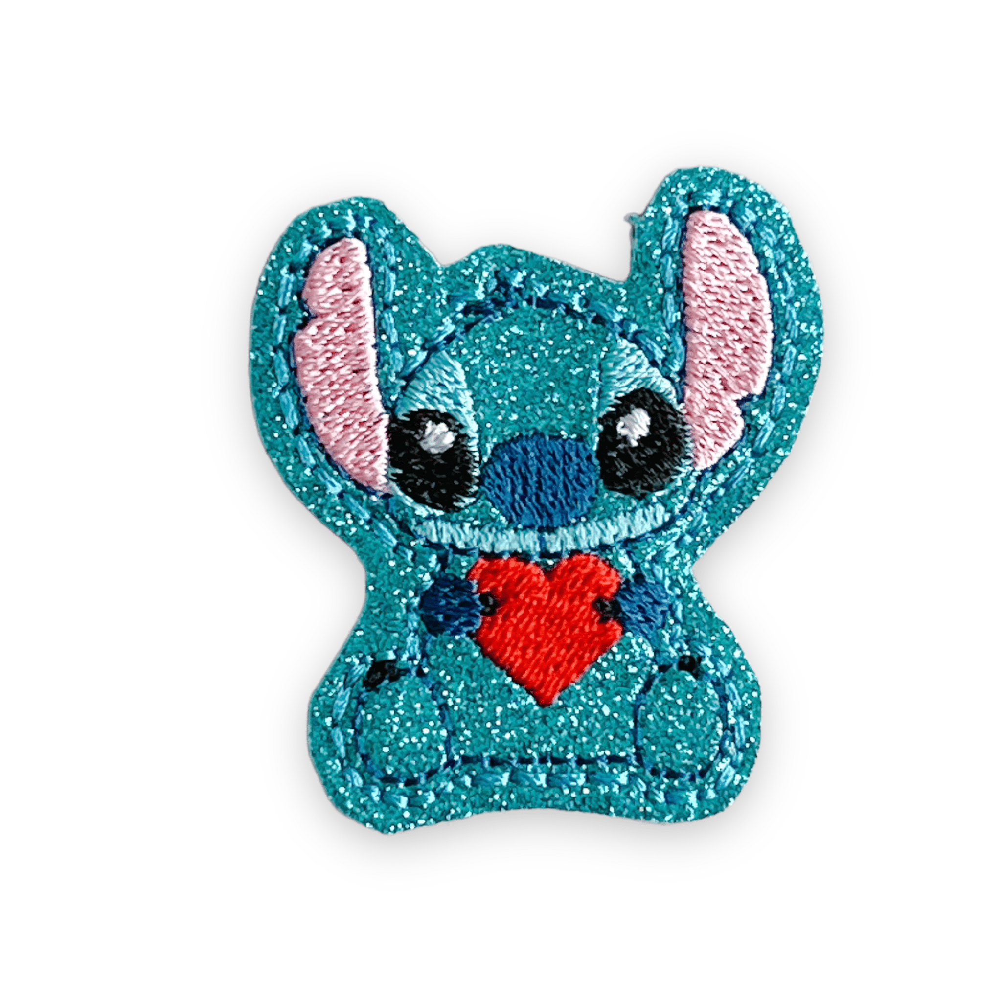 Vinyl Stitch Heart Badge Topper + Reel - | Happie Potato Image 1