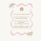 A Little Note from HAPPIE POTATO