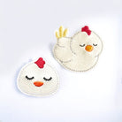 Vinyl Hen Full Body Badge Topper + Reel - | Happie Potato Image 1