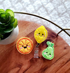 Fruit 1 Badge Reel - love tan co.