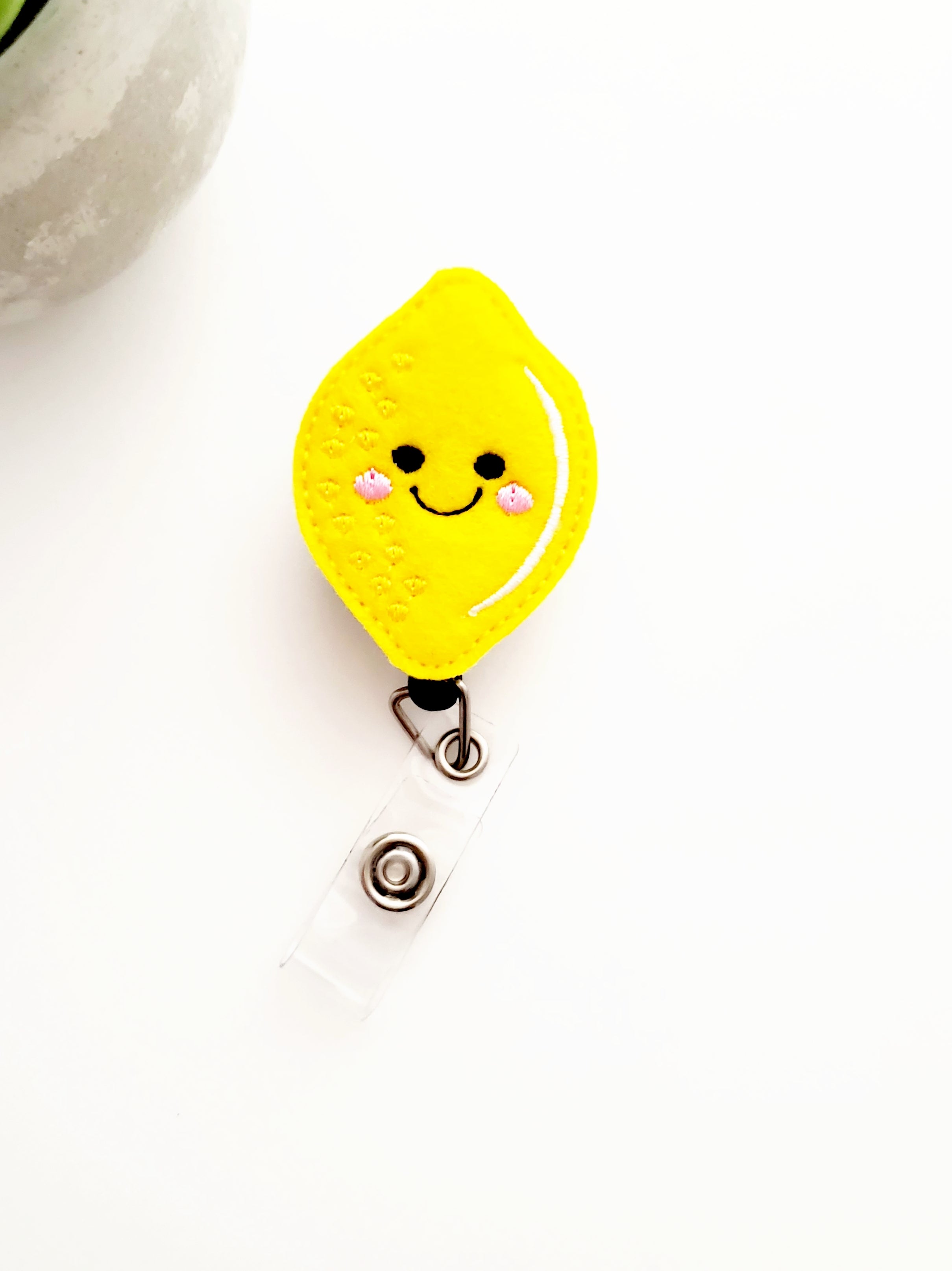 Fruit 1 Badge Reel - love tan co.