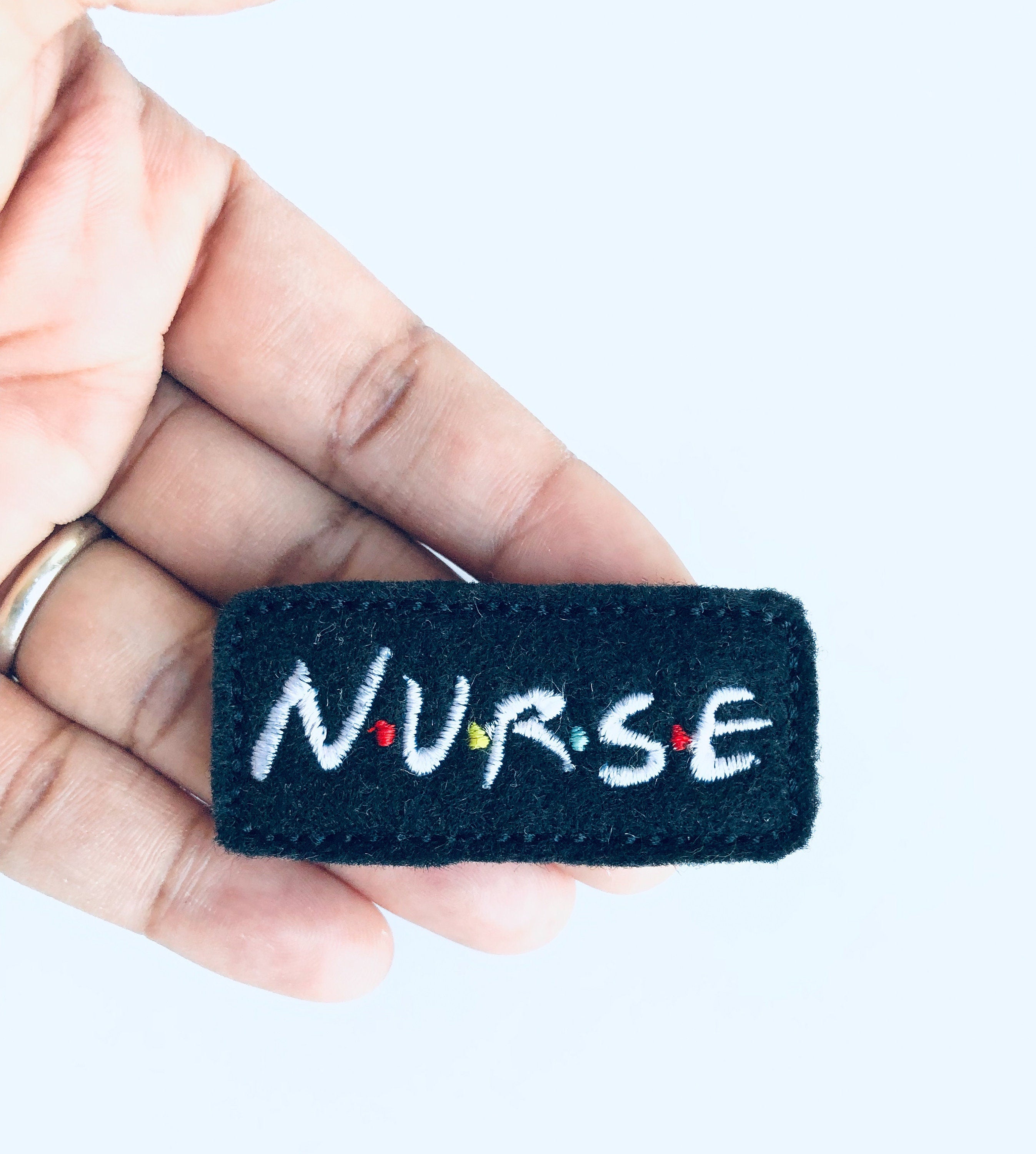 Felt Nurse Friends  Badge Topper + Reel - Happie Potato