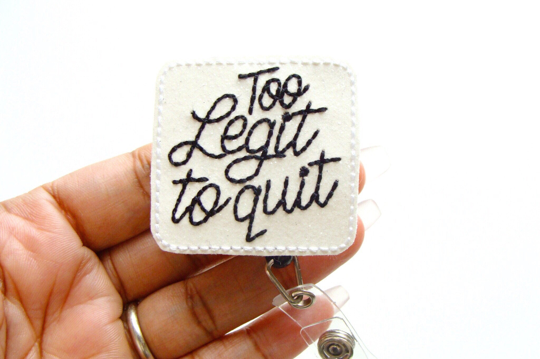 Too Legit to Quit Badge Reel - love tan co.
