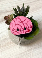 Vinyl Brain Badge Badge Topper + Reel - | Happie Potato Image 3