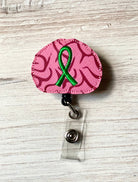 Vinyl Brain Badge Badge Topper + Reel - | Happie Potato Image 5