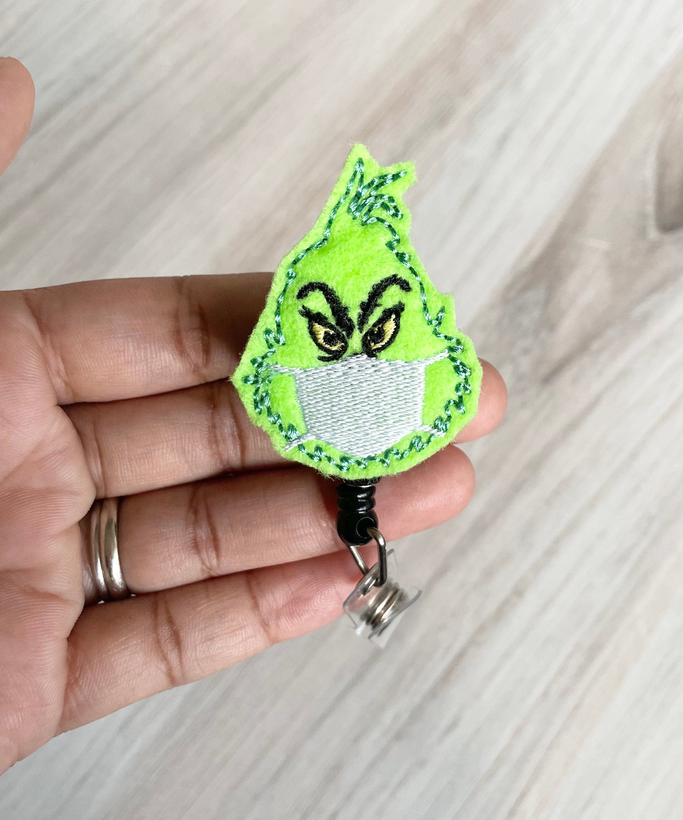 Felt Mean One Mask Badge Topper + Reel - Happie Potato