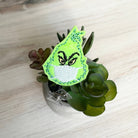 Felt Mean One Mask Badge Topper + Reel - Happie Potato