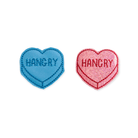 Vinyl Hangry Heart Badge Topper + Reel - | Happie Potato Image 1