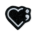 Vinyl Semicolon Badge Topper + Reel - | Happie Potato Image 1