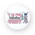 Acrylic V is for Vent Badge Topper + Reel - | Happie Potato Image 1