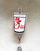 Chick fil A Badge Reel - Glitter - love tan co.